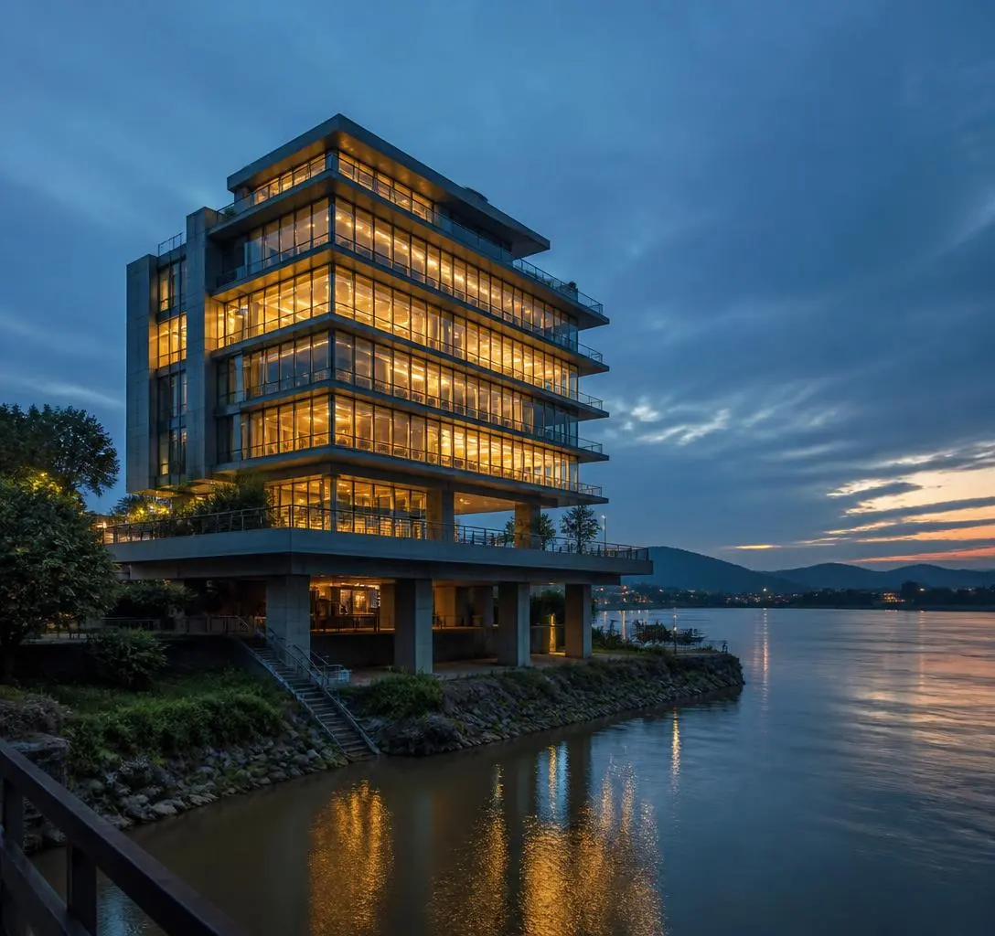 Illustration: office building